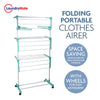 Foldable Clothes Airer 3 Tier Horse Drying Rack Stand Laundry Washing Drier Line