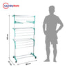 Foldable Clothes Airer 3 Tier Horse Drying Rack Stand Laundry Washing Drier Line