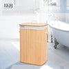 Large Rectangle Round Natural Bamboo Laundry Basket Mould Free Clothes Storage