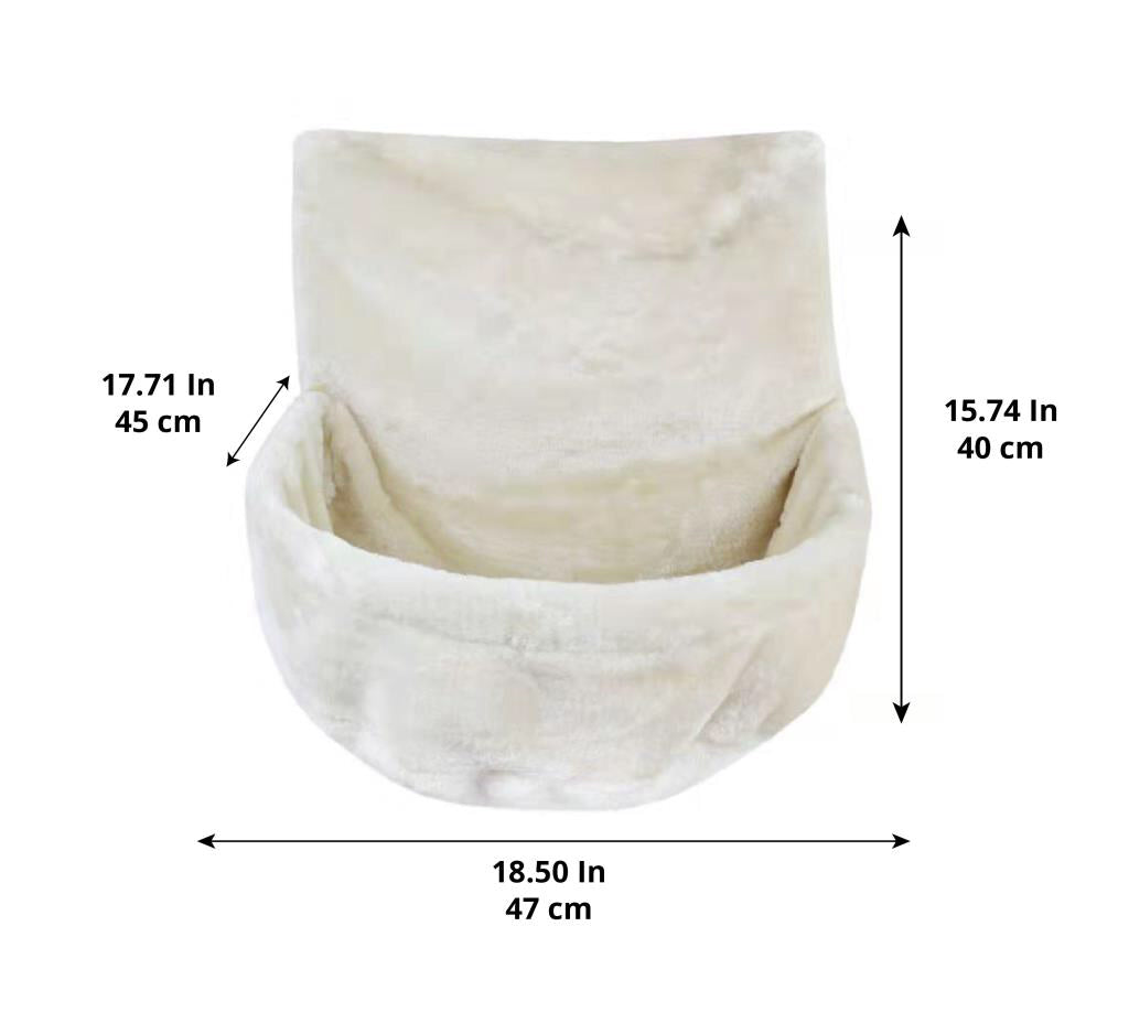 Cat Kitten Radiator Pouch Bed Basket Warm Fleece Cradle Hammock Plush Hanging