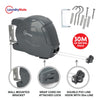 30m Retractable Clothes Reel Double Washing Line Wall Mounted Outdoor