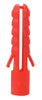 Maxifix 100Pc 6Mm Red Plastic Wall Plugs