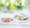 4Pc Reusable Collapsible Pop Up Food Cover Insect Fly Protector Mesh Net Kitchen