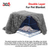 Luxury Dog Cat Pet Throw Blanket Microfibre Fleece Supersoft Warm Breathable