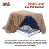 Luxury Dog Cat Pet Throw Blanket Microfibre Fleece Supersoft Warm Breathable