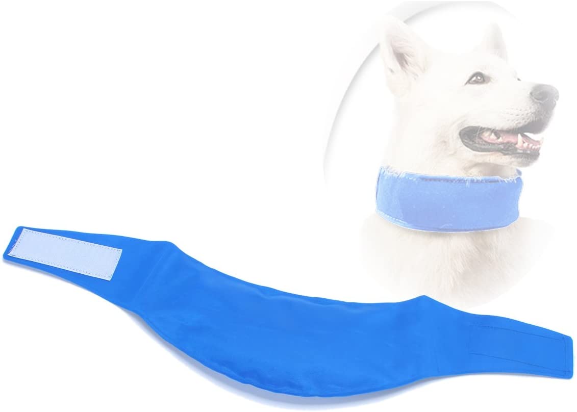 Dog Cooling Collar Pet Waterproof Cool Down Protects Hot Weather Summer Breathe