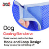 Dog Cat Puppy Cooling Bandana Pet Cooler Ice Cool Scarf Collar Relief Med. Large