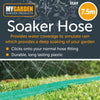 7.5m Soaker Hose Width 2.5cm Garden Hosepipe All Season Outdoor Green Watering