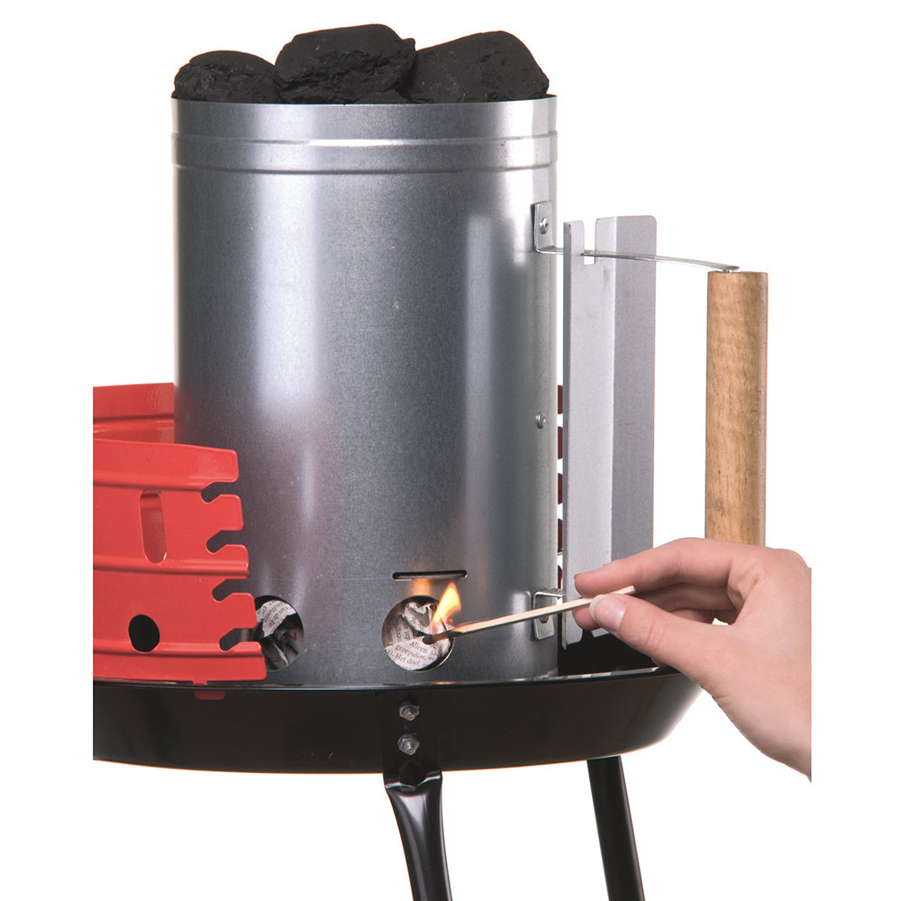 Barbecue Chimney Starter Quick Start BBQ Grill Charcoal Burner Food Lighter Coal