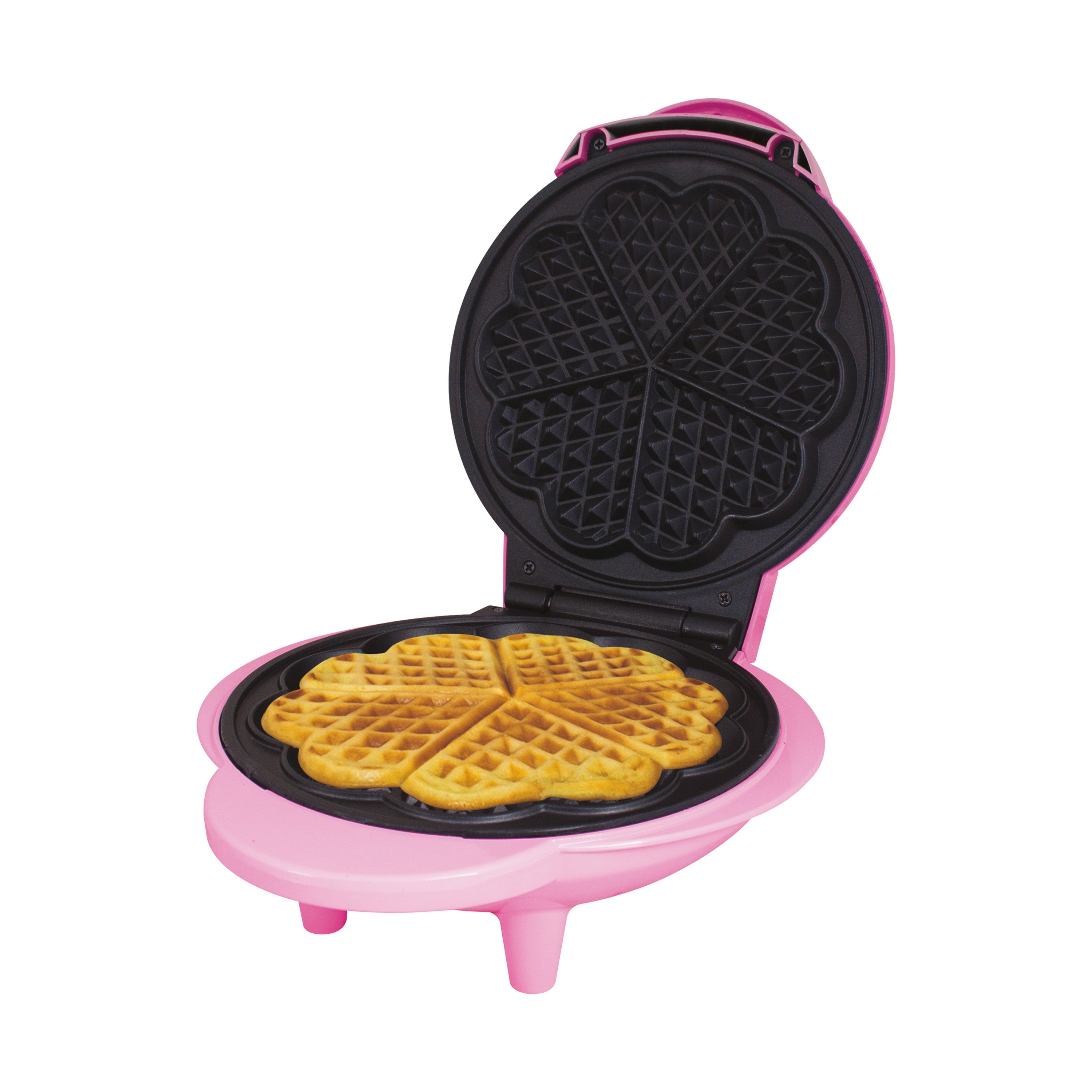 Mini Waffle Maker 1000W Thermostatic Design Table Top Cooking Baking Non Stick