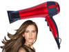 2200W Red Hot Professional Style Hair Dryer Concentrator Nozzle Blower Pro Salon
