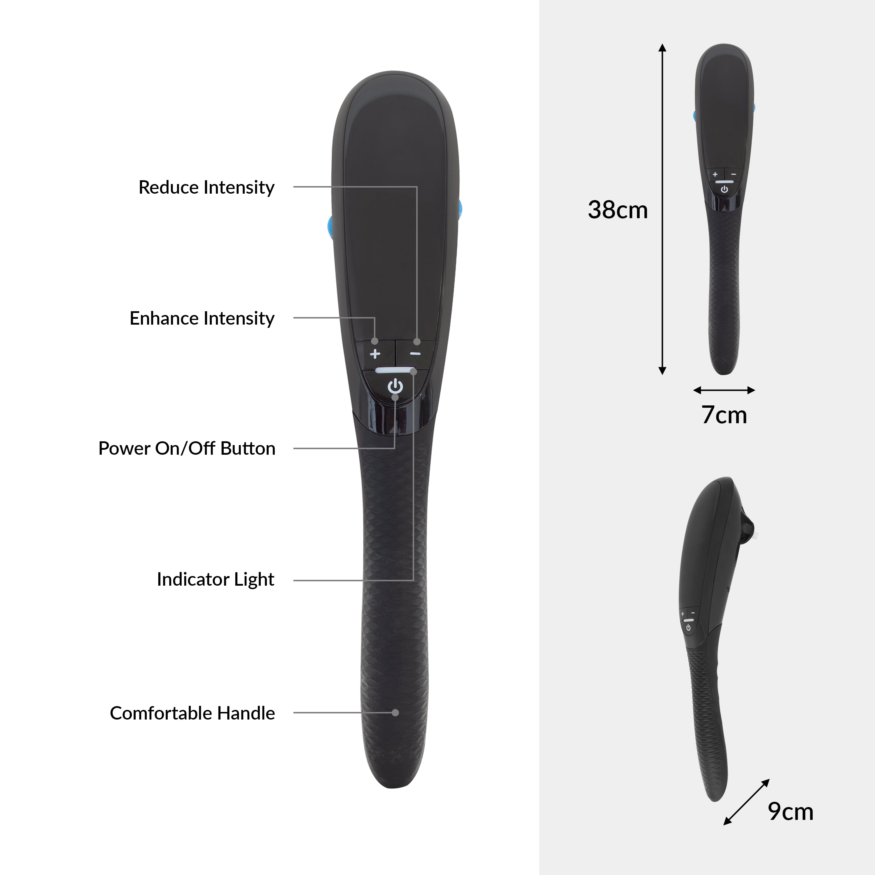 Handheld Deep Tissue Massager Deep Tissue Shiatsu Neck Back Massage Gun Relax