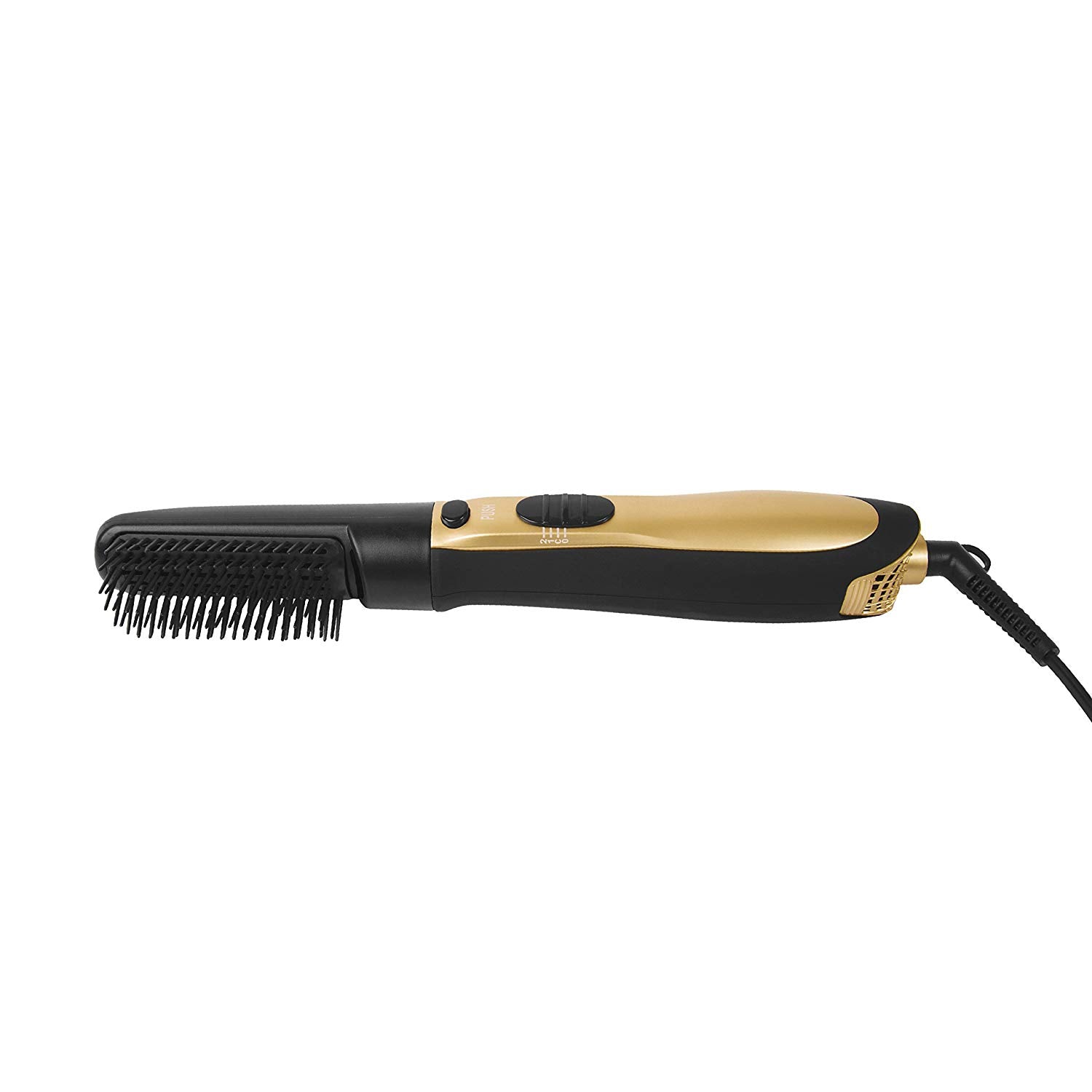 Bauer Pro Wet & Dry Removeable Hot Air Nylon Brush Hair Styler Styling 360° Cord