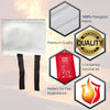 Safety Fire Blanket Large 1M X 1M In Case Quick Release Protection Kitchen Home