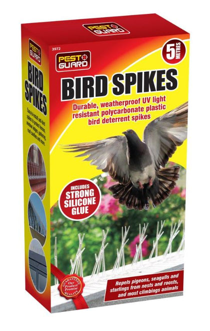 Bird Pigeon Plastic Wall Fence Spikes 3m Deterrent Anti Perch Control Repeller