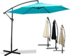 3M Hanging Garden Parasol Sunshade Banana Patio Umbrella Crank Tilt Cantilever