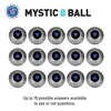 Retro Magic Mystic 8 Ball Decision Making Fortune Telling Toy Grey Rose Gold