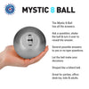 Retro Magic Mystic 8 Ball Decision Making Fortune Telling Toy Grey Rose Gold