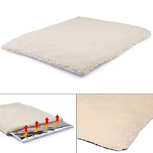 Self Heating Dog Cat Pet Bed Thermal Washable No Electric Blanket Required