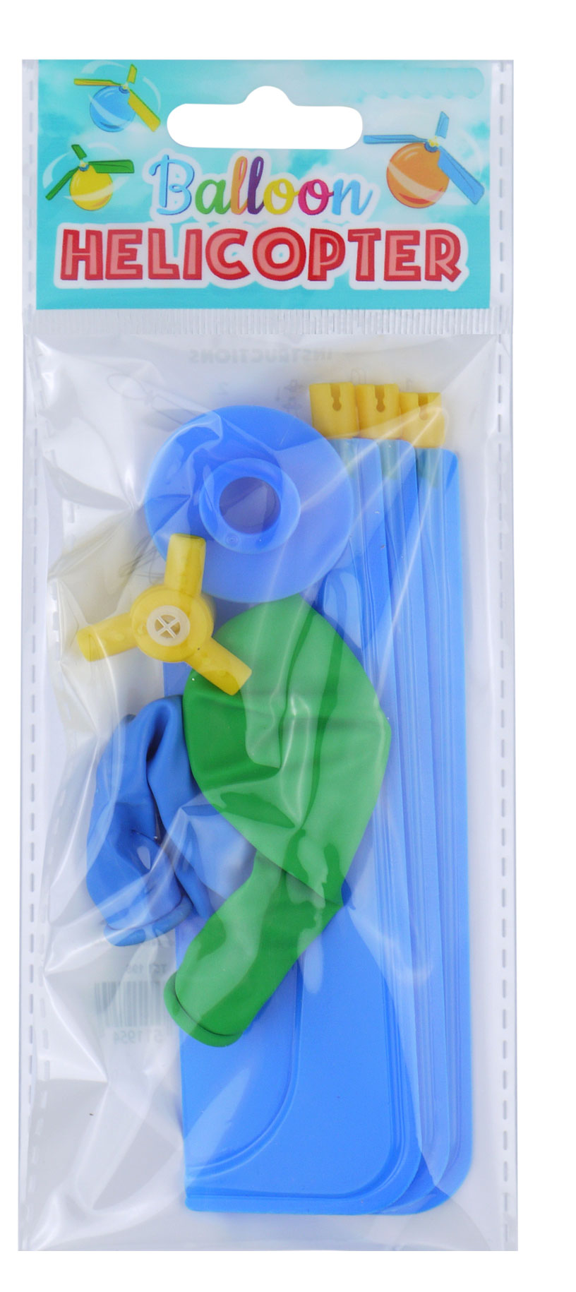 Balloon Helicopter Flying Toy Boys Girls Kids Party Bag Stocking Filler Gift