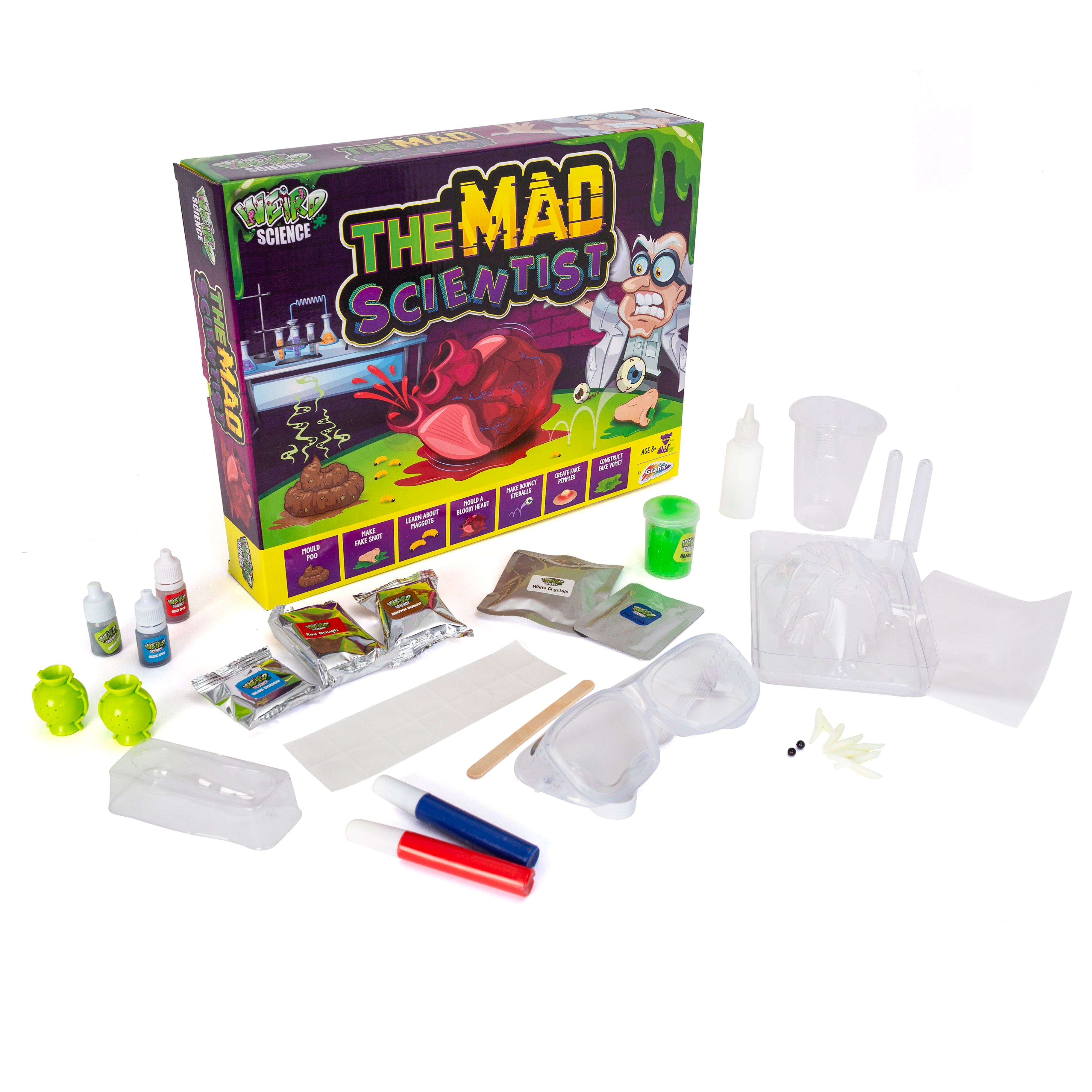 Grafix The Mad Scientist Weird Science Kit Fun Experiments