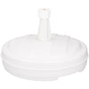 13 Litre 45cm Plastic Garden Parasol Base Umbrella Stand Sunshade Holder White