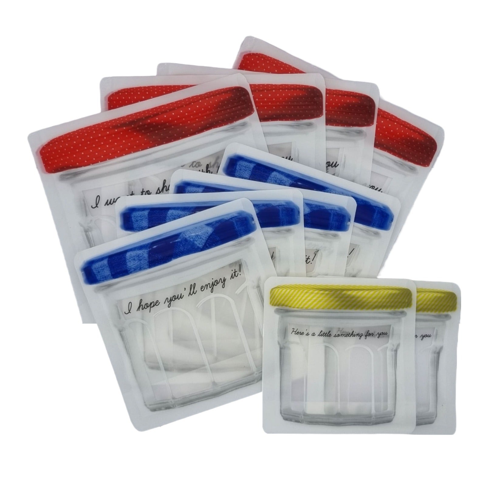 10 x Reusable Food Storage Bags Seal Lock Freezer Leak Proof BPA Free Fresh UK