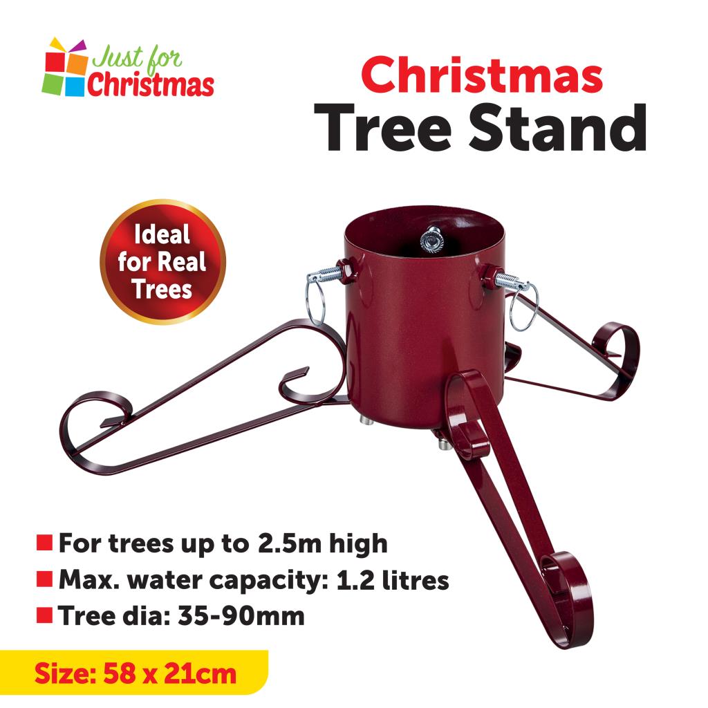 Christmas Tree Metal Stand Ideal for Real Christmas Trees with Water Tank Xmas