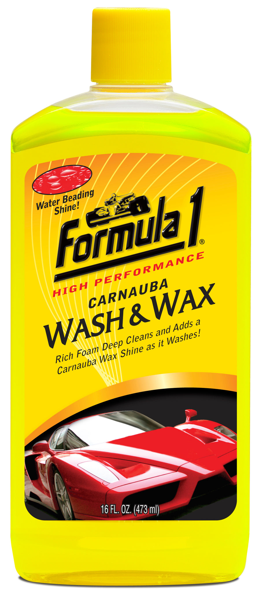 Formula 1 CARNAUBA Wash and Wax Car Shampoo Deep Foam Clean High Gloss S