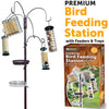 Garden Wild Bird Feeding Station Water Bath Seed Tray Hanging Feeders Included