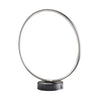 Circle Loop LED Light Table Lamp Bedside Desk Warm White Battery Operated Decor