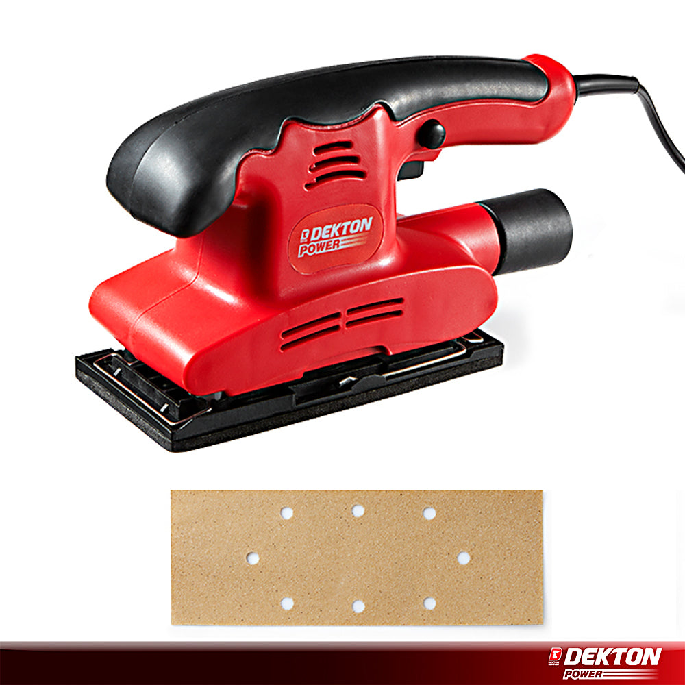 Dekton Finishing Sander 150w 1/3 Sheet Sanding Tool with Sandpaper