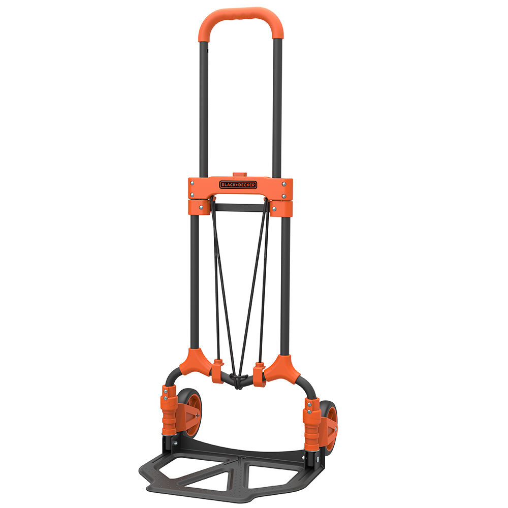 Black+Decker Folding Collapsible Trolley Sack Cart Telescopic Handle Cord Grip