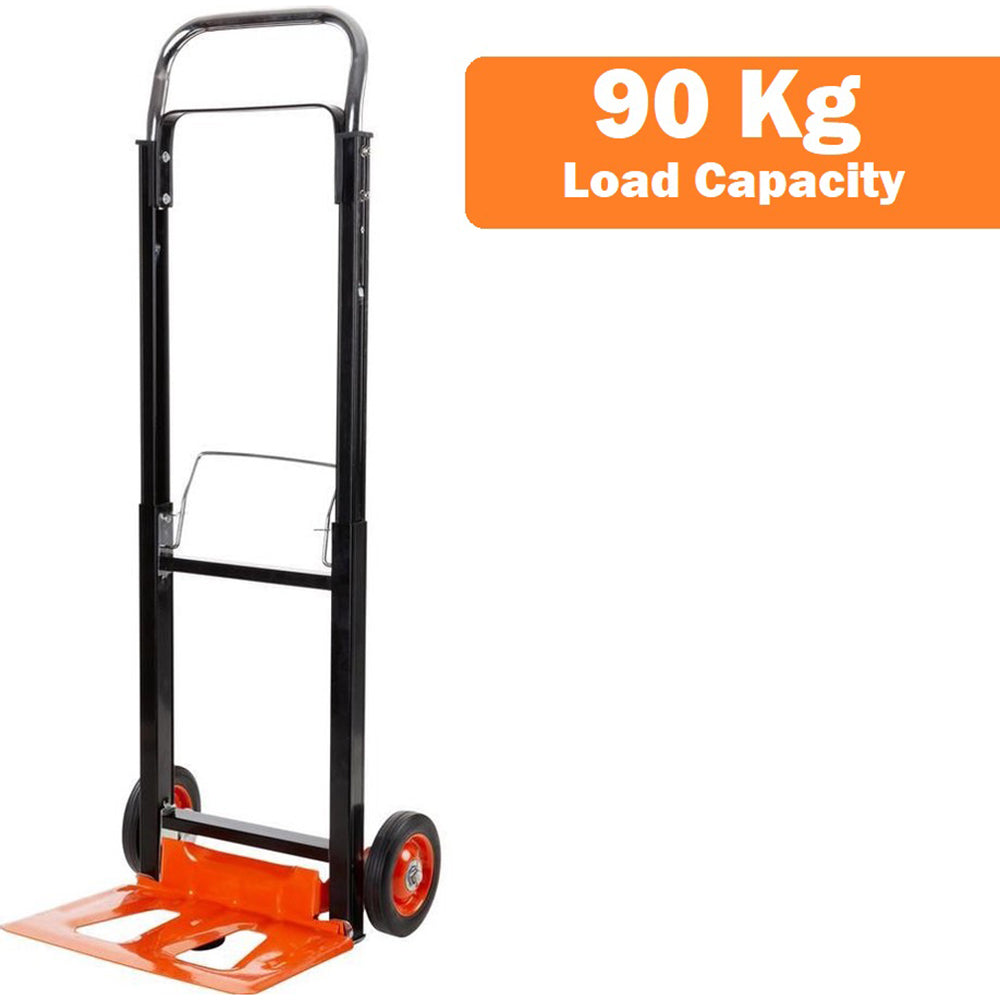 Black+Decker Heavy Duty Industrial Hand Truck Sack Trolley Foldable Cart 90Kg UK