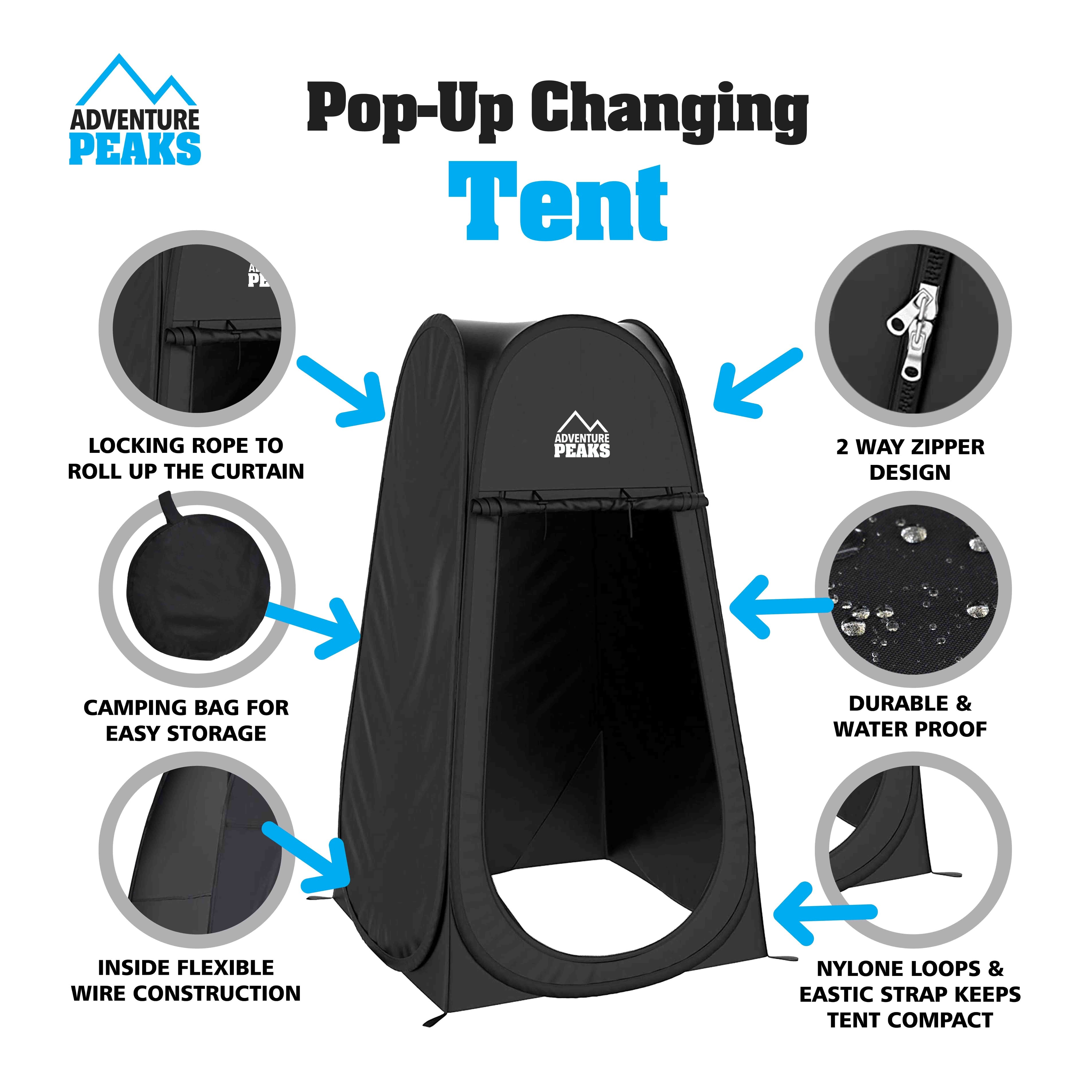 Outdoor Portable Instant Pop Up Tent Camping Shower Toilet Privacy Changing Room