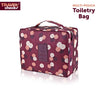 Expandable Make Up Bag Travel Hanging Wash Bag Toiletry Flower Pouch Airport