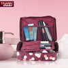 Expandable Make Up Bag Travel Hanging Wash Bag Toiletry Flower Pouch Airport