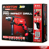 Dekton Corded 500W Impact Hammer Drill with variable Speed 30,000 RPM Dept Guage