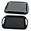 Extra Large Anti-Slip Plastic Serving Tray With High Non Grip Rubber Surface UK