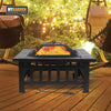 Firepit BBQ Grill Garden Patio Heater Stove Fire Pit Brazier Barbecue Ice Bucket