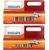 12/24 Philips Long Life Batteries AA AAA 1.5V Zinc Chloride R6 R03 High Quality