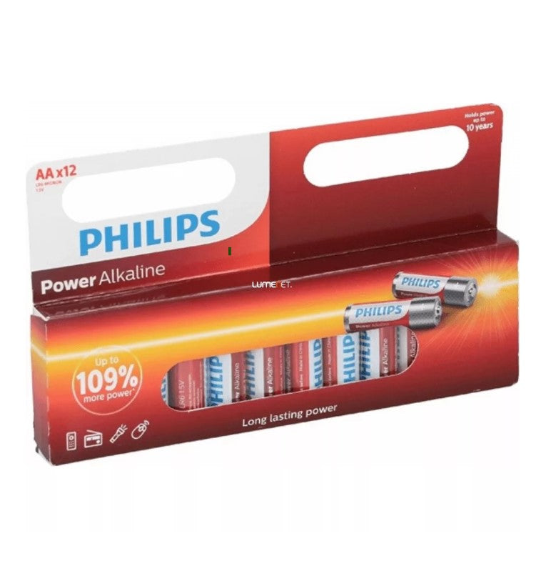 12/24 Philips Long Life Batteries AA AAA 1.5V Zinc Chloride R6 R03 High Quality