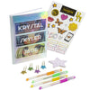 Rainbow High Holographic Diary Set Krystal Skyler Jade Gel Sticker Notebook