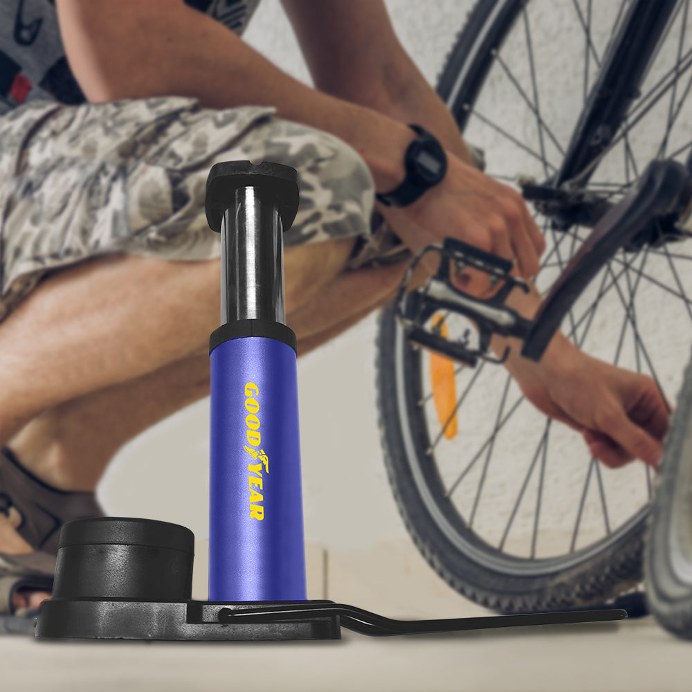 Goodyear Foot Pump for Car Tyres Bicycles Inflatables Motorcycles Swimming Pools