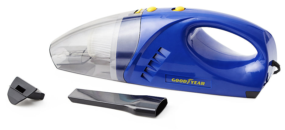 Goodyear 60W 12v Wet and Dry Car Vacuum Cleaner Long Cord Cyclone Filter Bagless