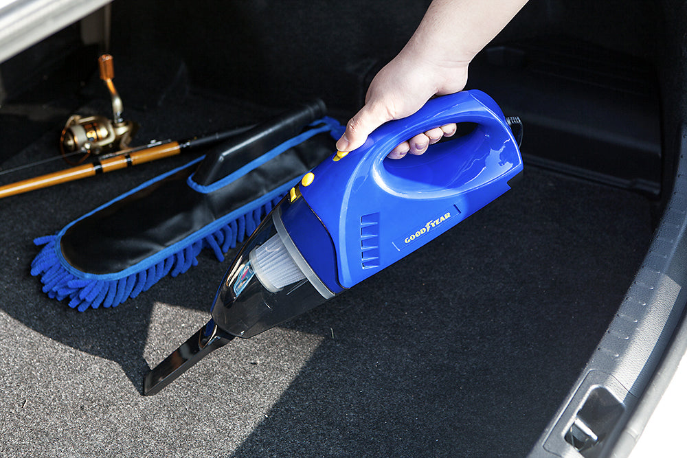 Goodyear 60W 12v Wet and Dry Car Vacuum Cleaner Long Cord Cyclone Filter Bagless