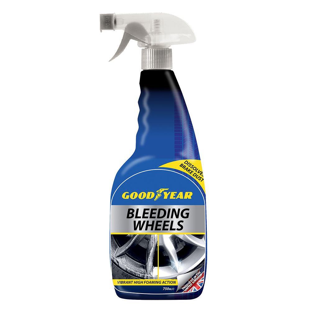 Goodyear Bleeding Alloy Wheel Cleaner Iron Remover Dust Road Grime Dirt Rust