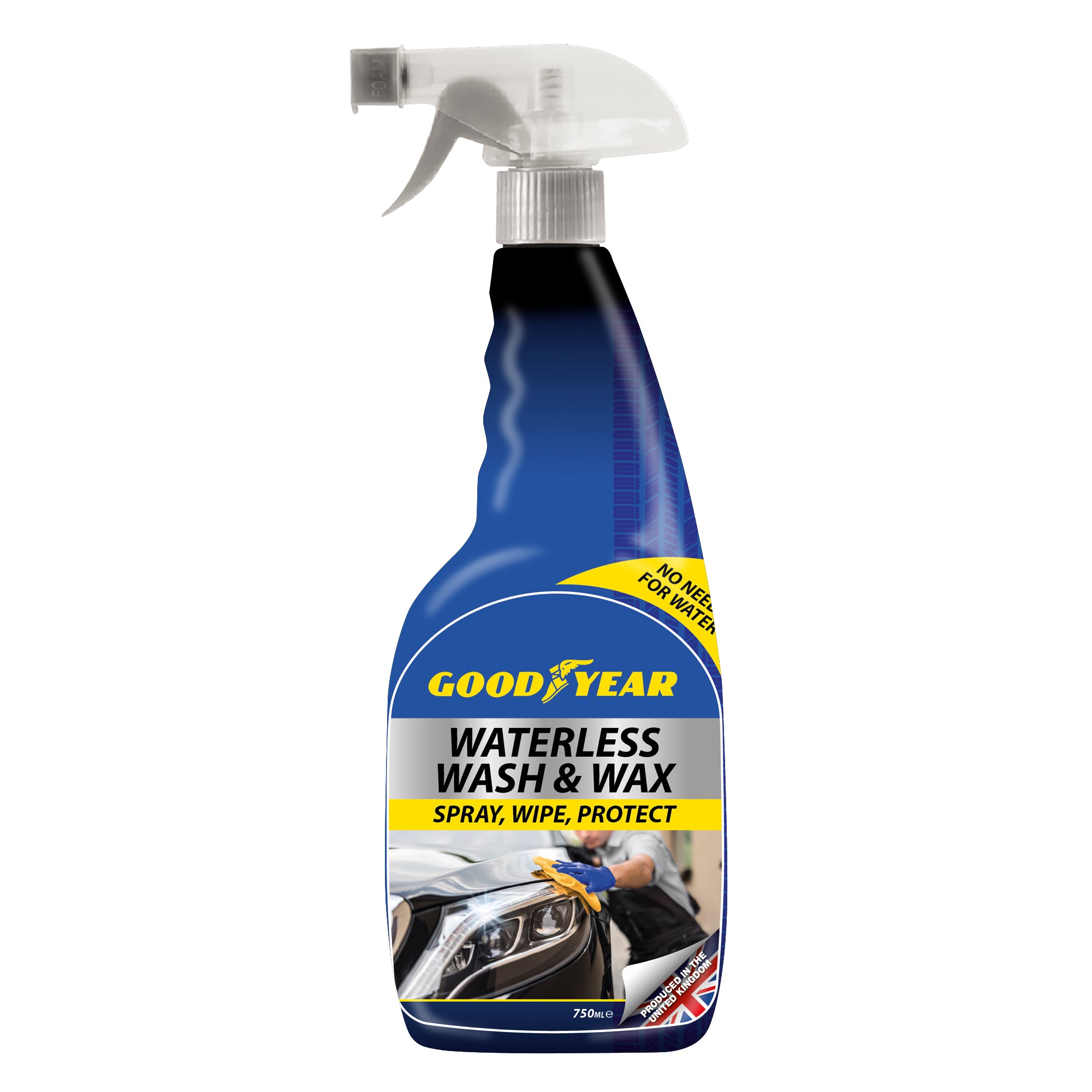 Goodyear Car Cleaning Kit Interior Exterior Wash Wax Polish Tyres Wheel Cockpit