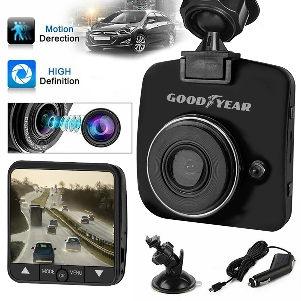 Goodyear Mini HD Dash Cam Car DVR Camera Video Recorder Motion Detection Sensor