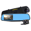 Goodyear HD Mirror Dash Cam Car DVR Video Recorder with Front and Rear Camera